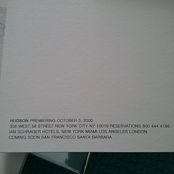 Hudson Hotel Note Cards - Picture 5 of 6